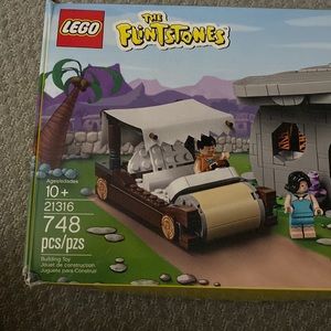 The flint stones lego 21316 open box built once